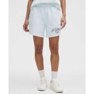 NWT Lululemon Scuba Mid-Rise Oversized Short 7" *Graphic Mint Breeze Size Large